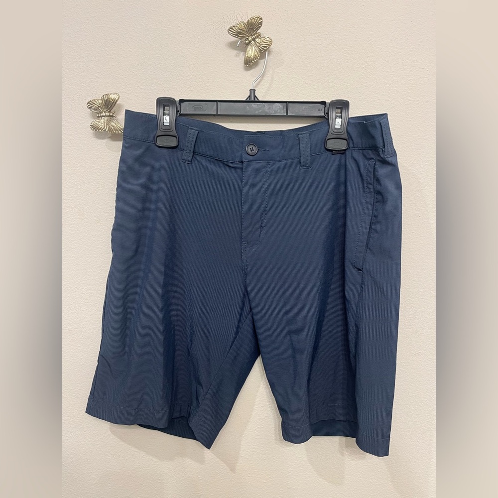 Travis Mathew Navy Flat Front Shorts